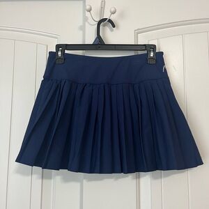 Women’s Pleaded Navy Skirt